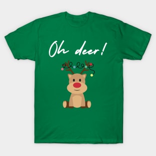 Oh deer, Christmas is near T-Shirt